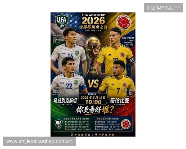 2026年世界杯乌兹别克斯坦VS哥伦比亚比赛的赛前数据分析与预测建议 2026年世界杯乌兹别克斯坦VS哥伦比亚比赛的赛前数据分析与预测建议